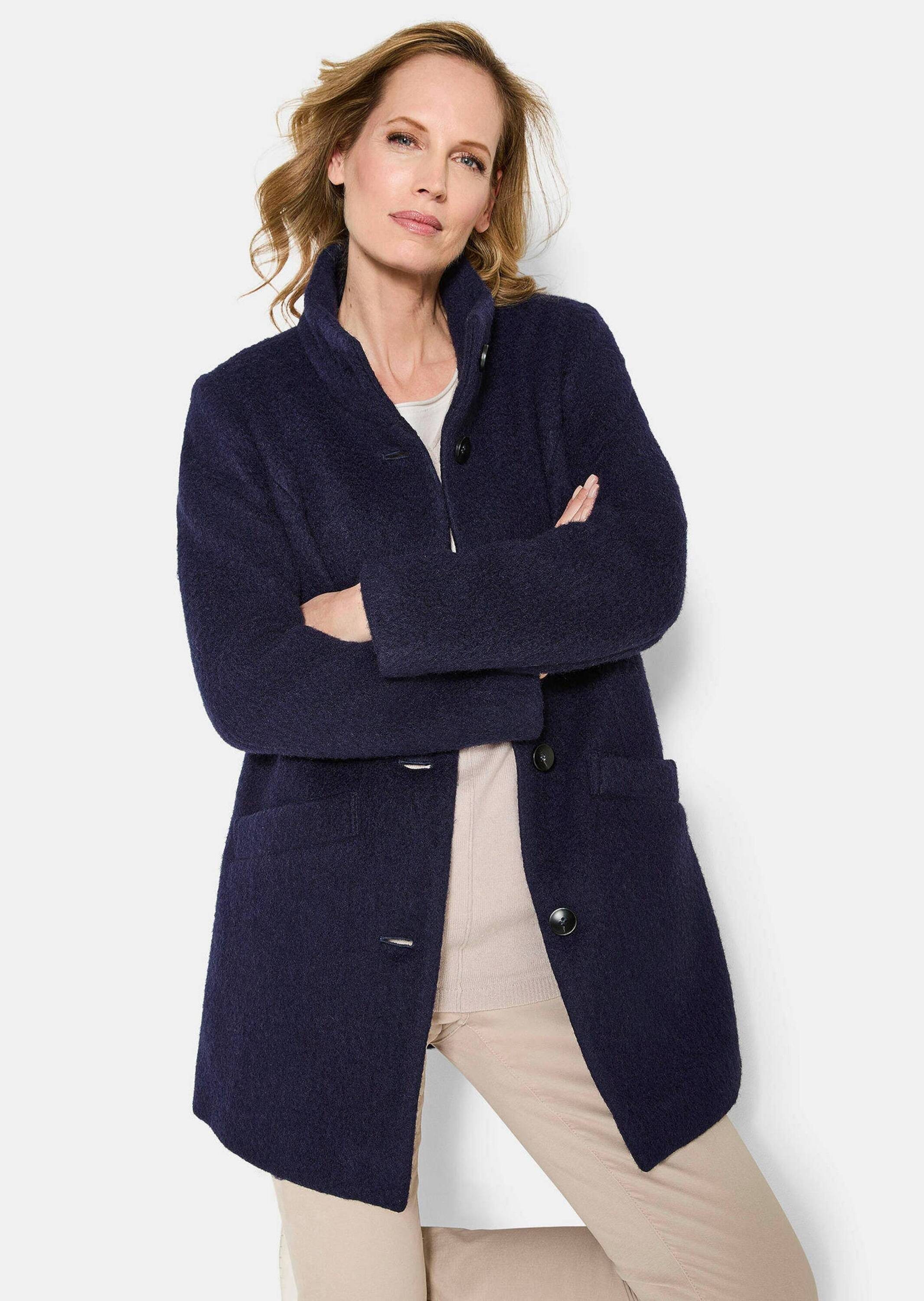 GOLDNER Jerseyblazer Stepp-Winterjacke mit Kapuze Langarm Übergangsjacke mit zweiter Jacke, Taschen – Bild 4 von 5