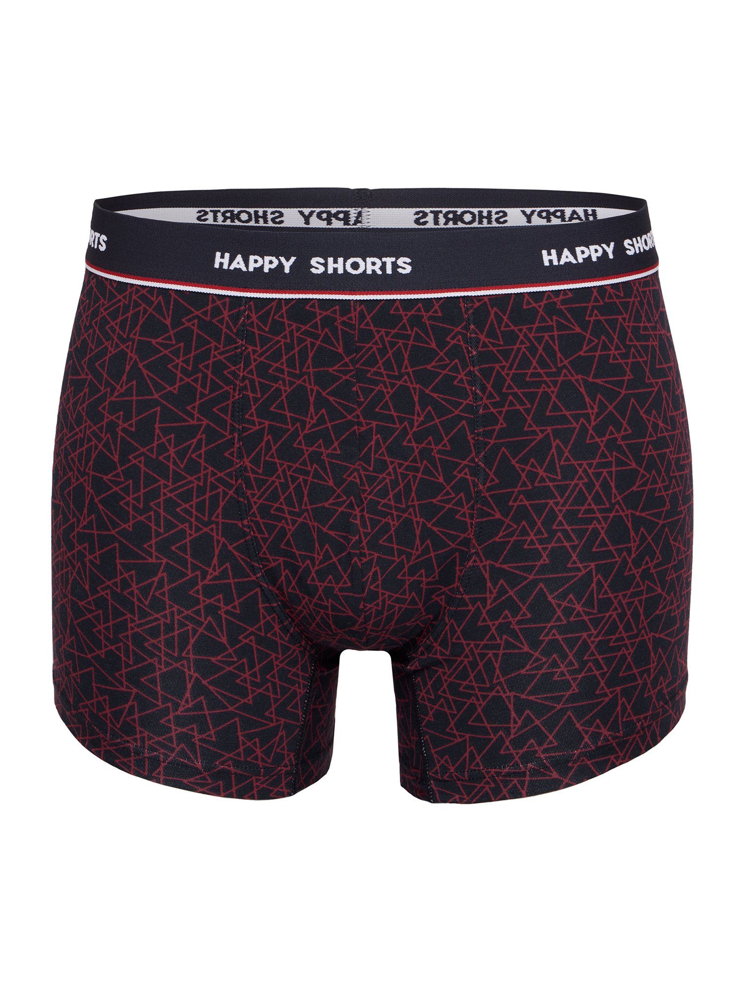 HAPPY SHORTS Retro Pants Trunks Retro-shorts (2-St) Triangles Red unterhose Retro-Boxer