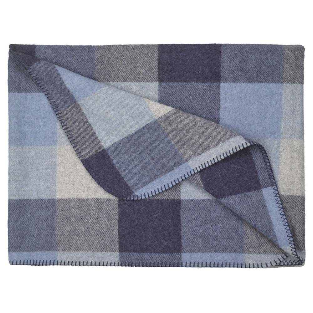 Wolldecke Steiner Wolldecke Angie Karomuster mit Alpaka- und Merinowolle, Steiner 1888