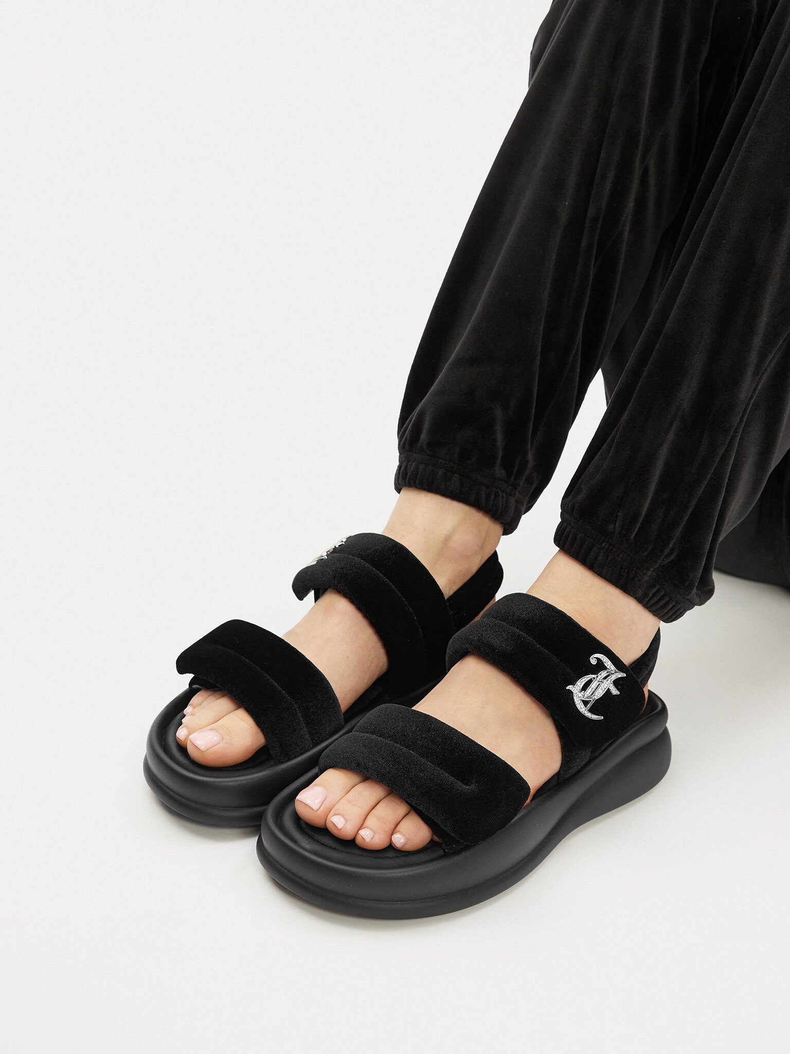 Juicy Couture Juicy Couture Sandalen Frauen Schwarz WSS21514-01 Sandale