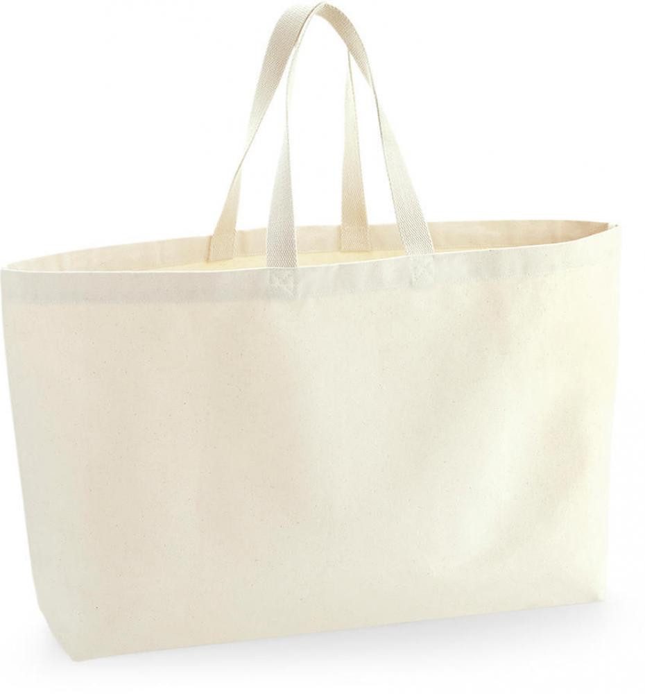 Westford Mill Umhängetasche Oversized Canvas Tote Bag 56 x 41 x 16 cm