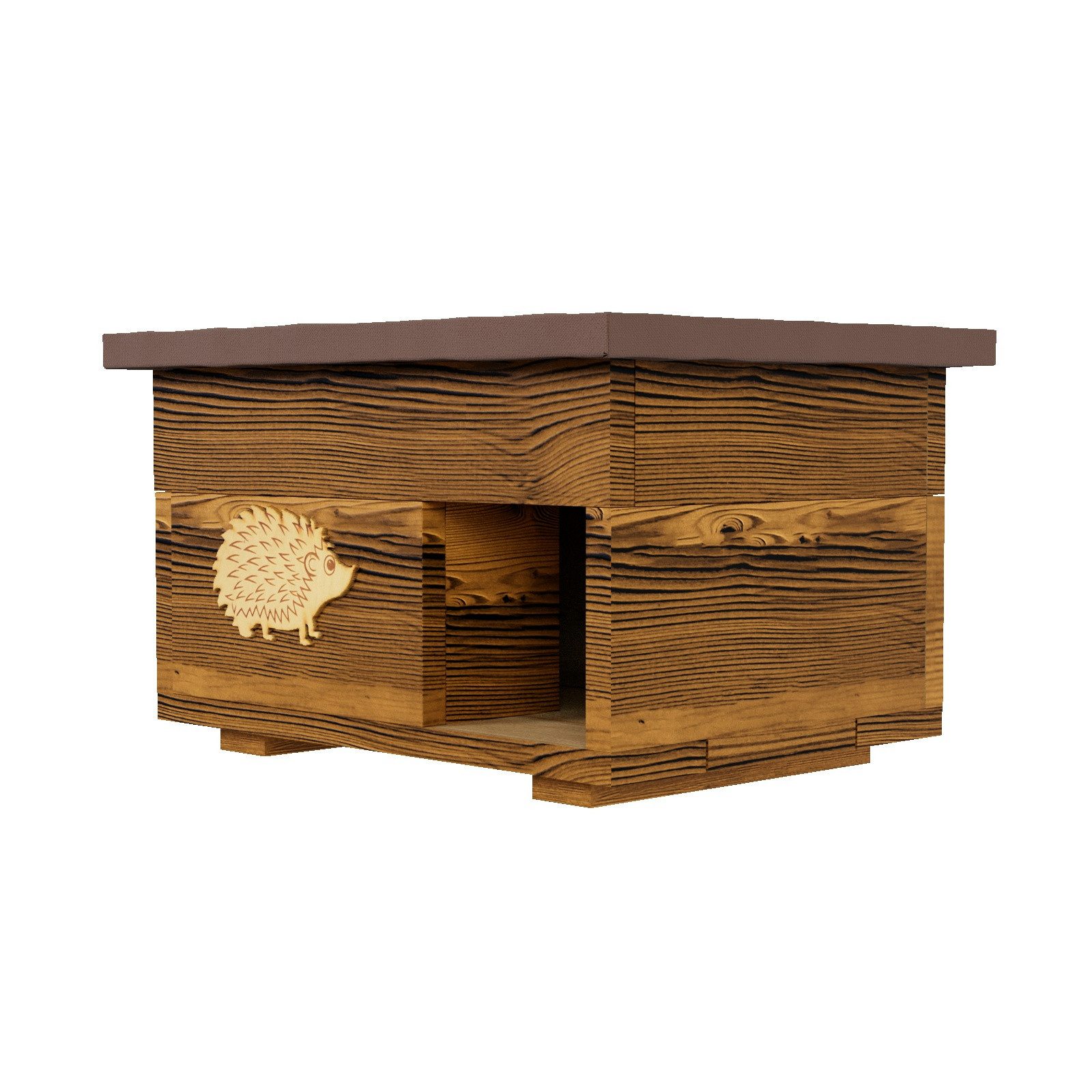 Tierhaus Igelhaus 40x50x30 cm Geflammt