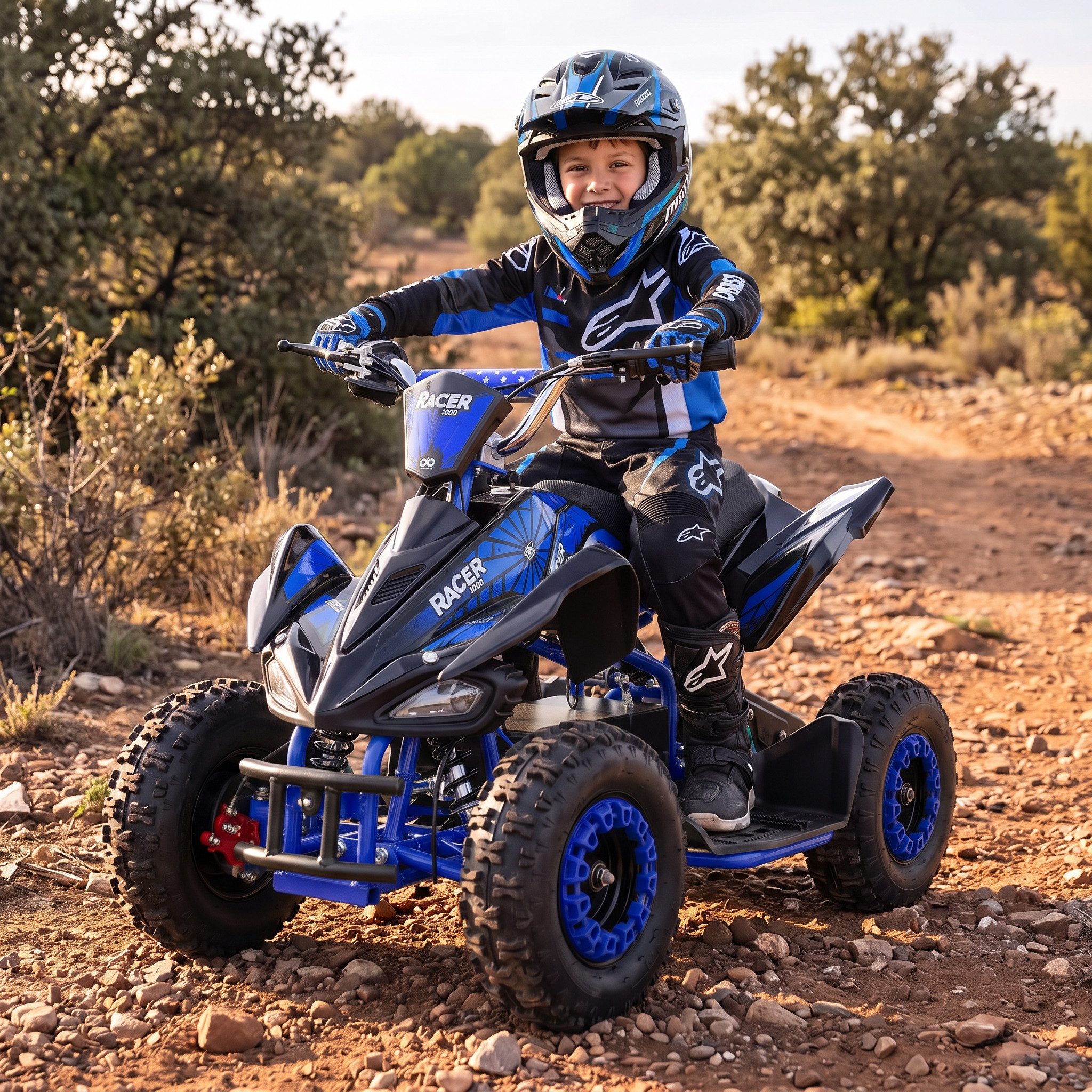 Elektro-Kinderquad Kinder Elektroquad Racer 1000 W 36 V Mini Quad