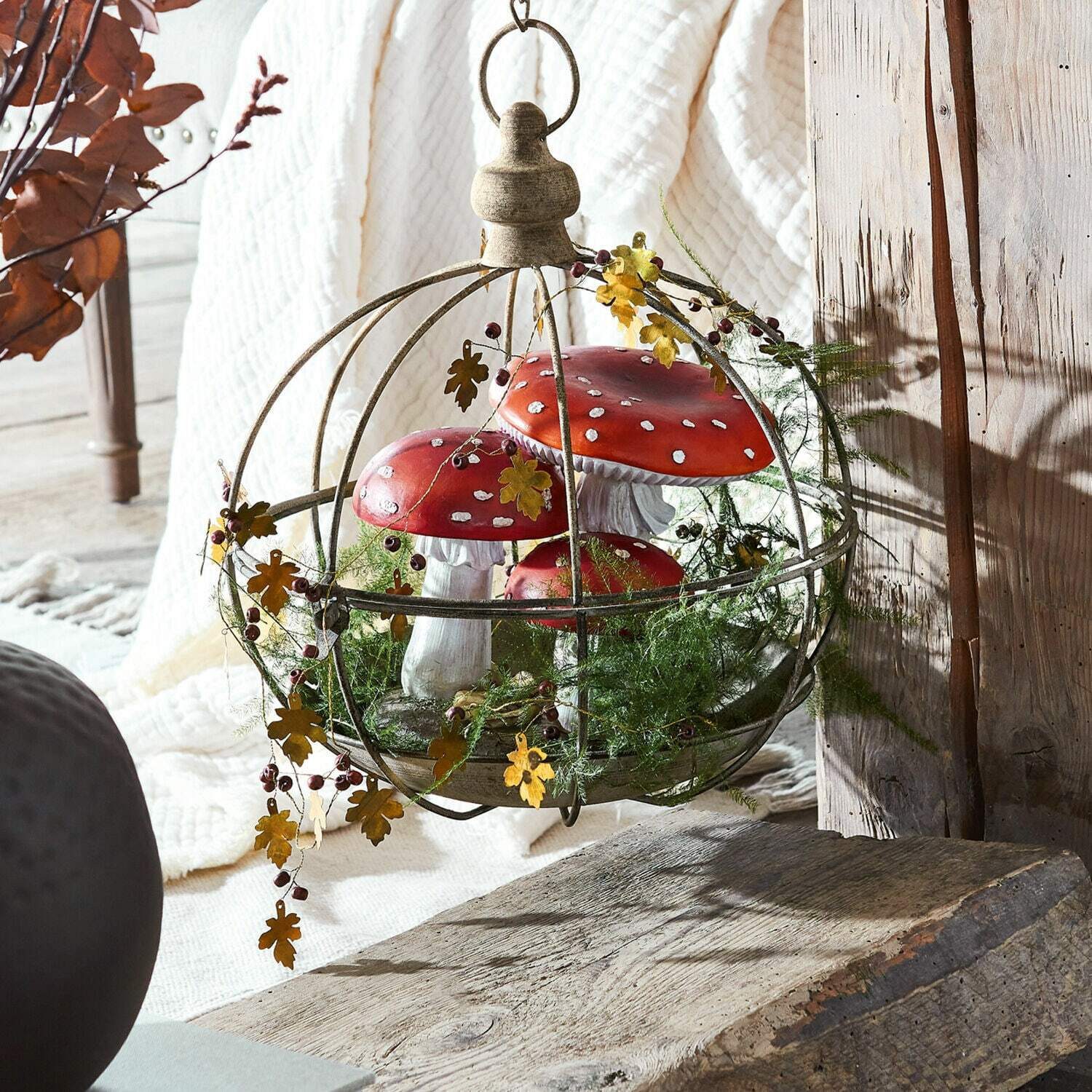 Kunstgirlande Girlande Liezel gold, Mirabeau, Höhe 183.0 cm