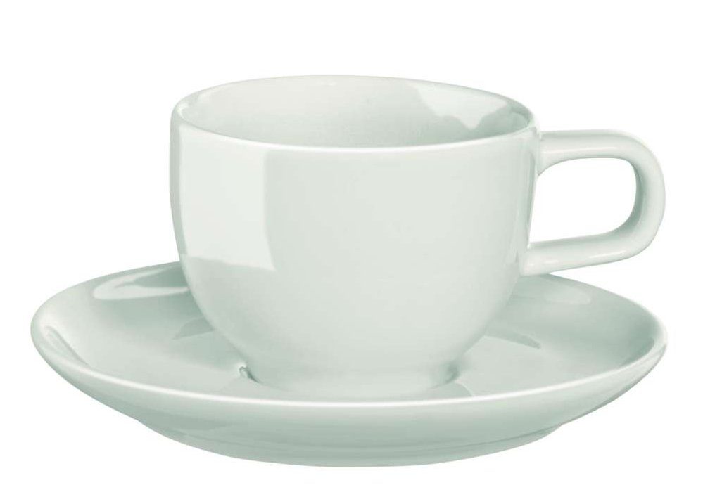 ASA SELECTION Espressotasse kolibri lindgrün Espressotasse mit Untere 0,06 l, Porzellan