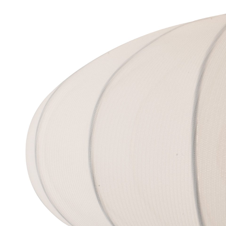 Qazqa Deckenleuchte Bida, ohne Leuchtmittel, E27, Weiß, Design, Textil, 1-f günstig online kaufen