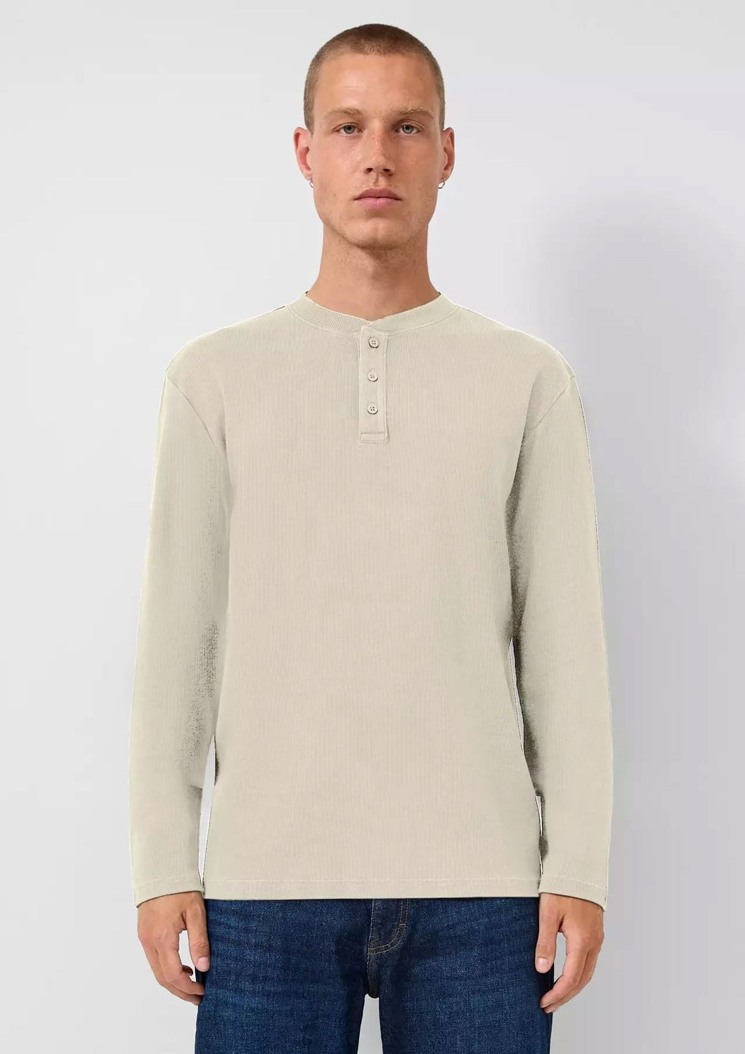 QS Longsleeve Longsleeve gerippt, regular Fit günstig online kaufen