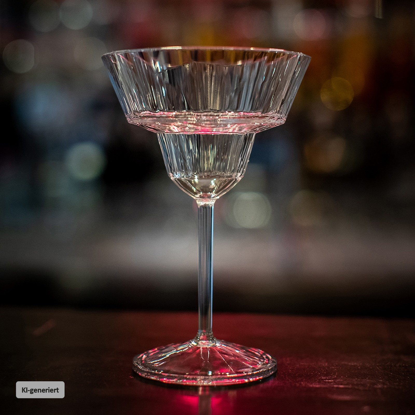 KOZIOL Cocktailglas Cocktailglas 250 ml 2er-Set CLUB No. 16, 2-tlg., Kunststoff, Stielglas Kunststoff