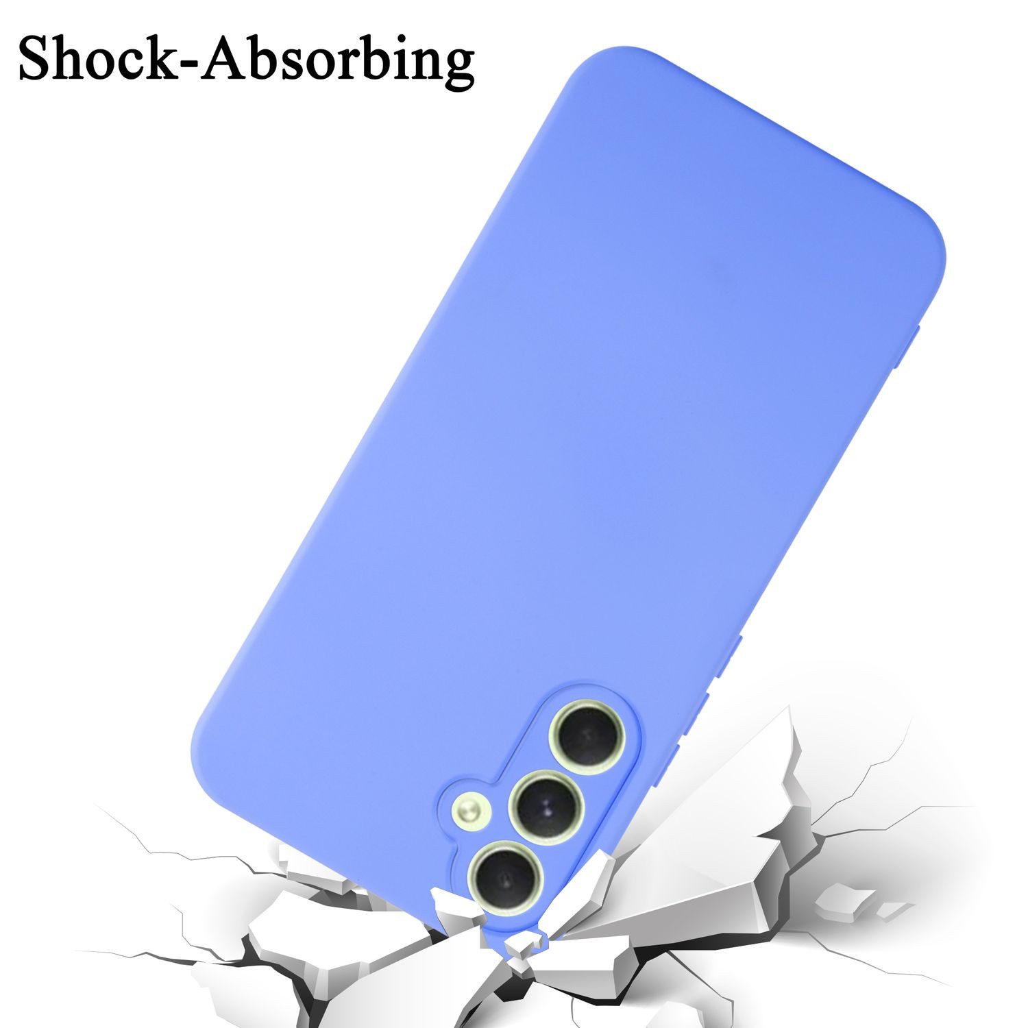 Cadorabo Handyhülle für Samsung Galaxy A34 5G Hülle Samsung Galaxy A34 5G, Flexible Hülle TPU Silikon Schutzhülle Back Cover Case