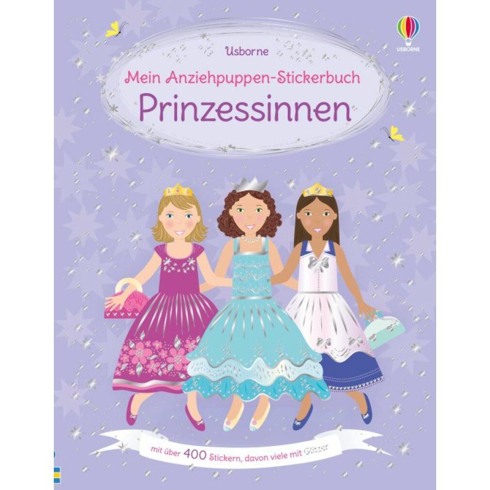 Etiketten Anziehpuppen-Stickerbuch - Prinzessin