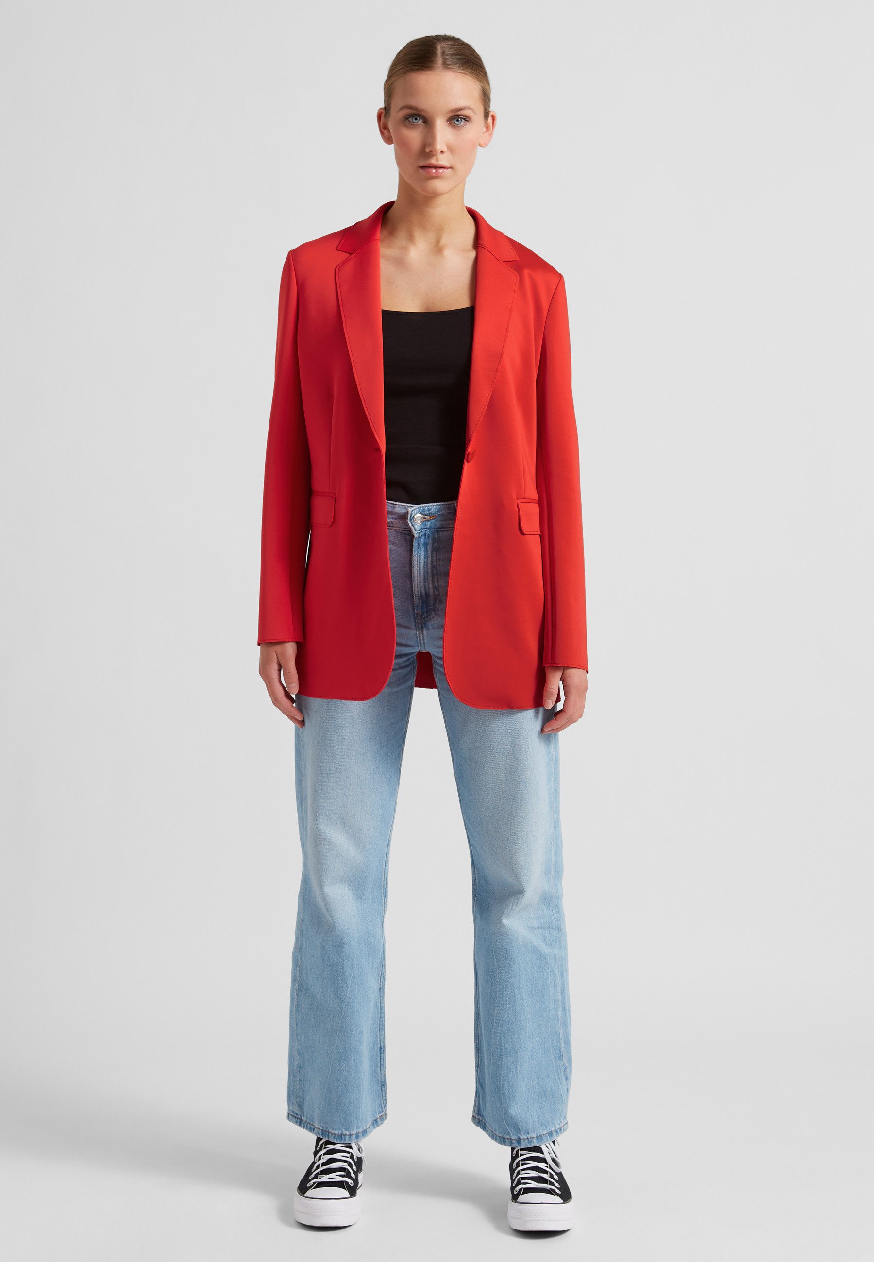 Milestone Jerseyblazer MSMelly Damen Jacke Blazer mit Milestone Perlen-Armb günstig online kaufen