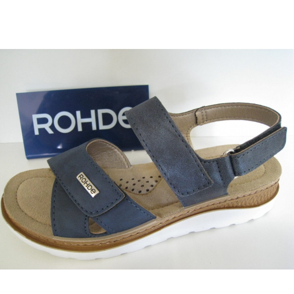 Rohde Riemchensandale "BAVIERA", Sommerschuh, Klettschuh, Keilabsatz, Sanda günstig online kaufen