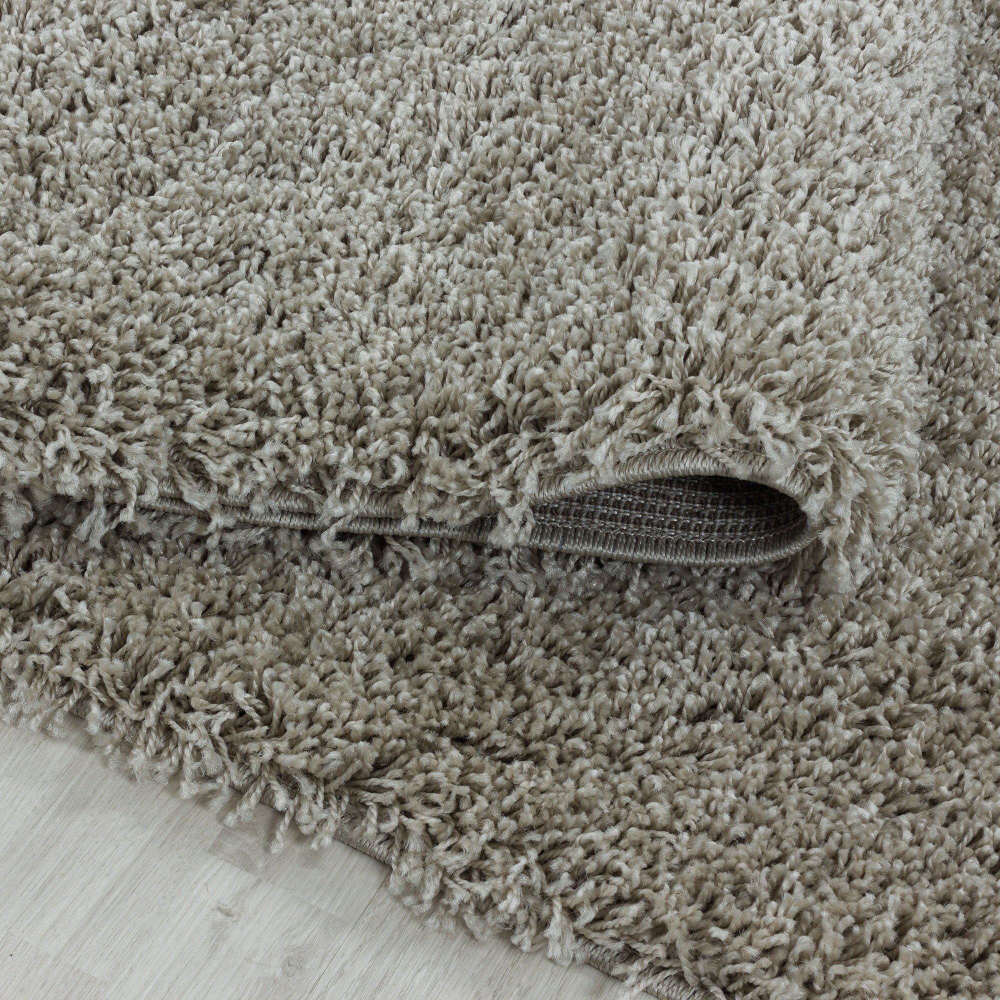 Ayyildiz Teppiche Hochflor-Teppich SYDNEY 3000, rund, Höhe: 30 mm, Shaggy, Langflor, uni, auch rechteckig, Wohnzimmer