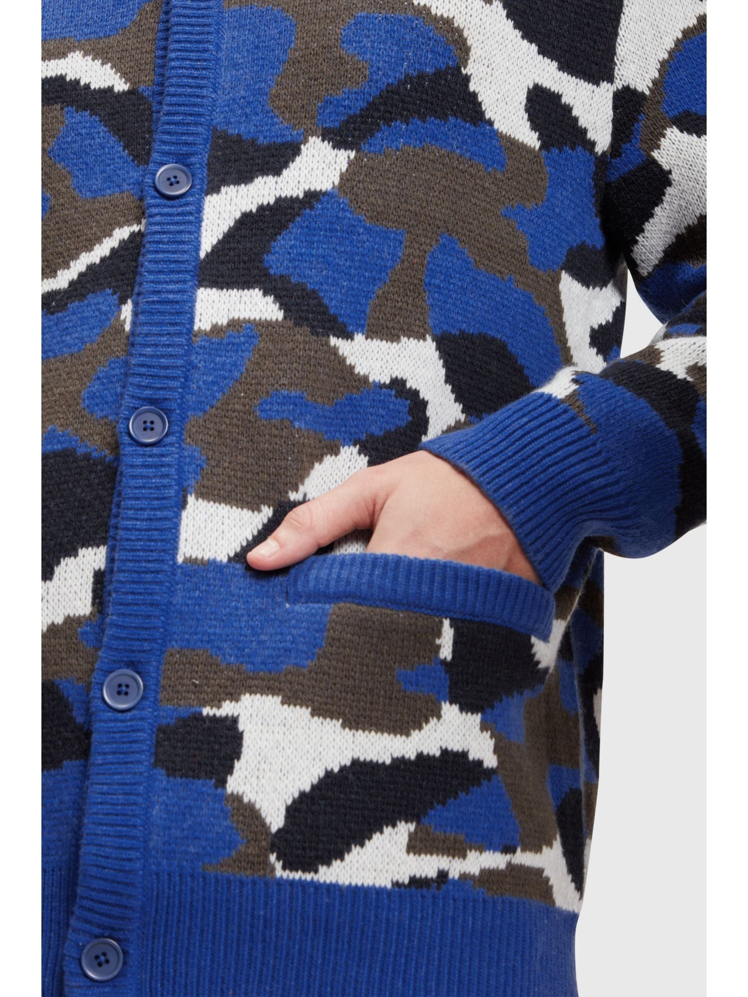 Esprit Collection Strickjacke Camouflage-Cardigan (1-tlg)