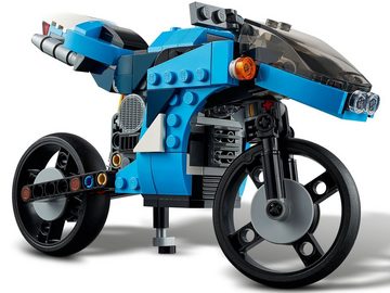 LEGO® Konstruktionsspielsteine LEGO® Creator 3in1 - Geländemotorrad, (Set, 236 St)