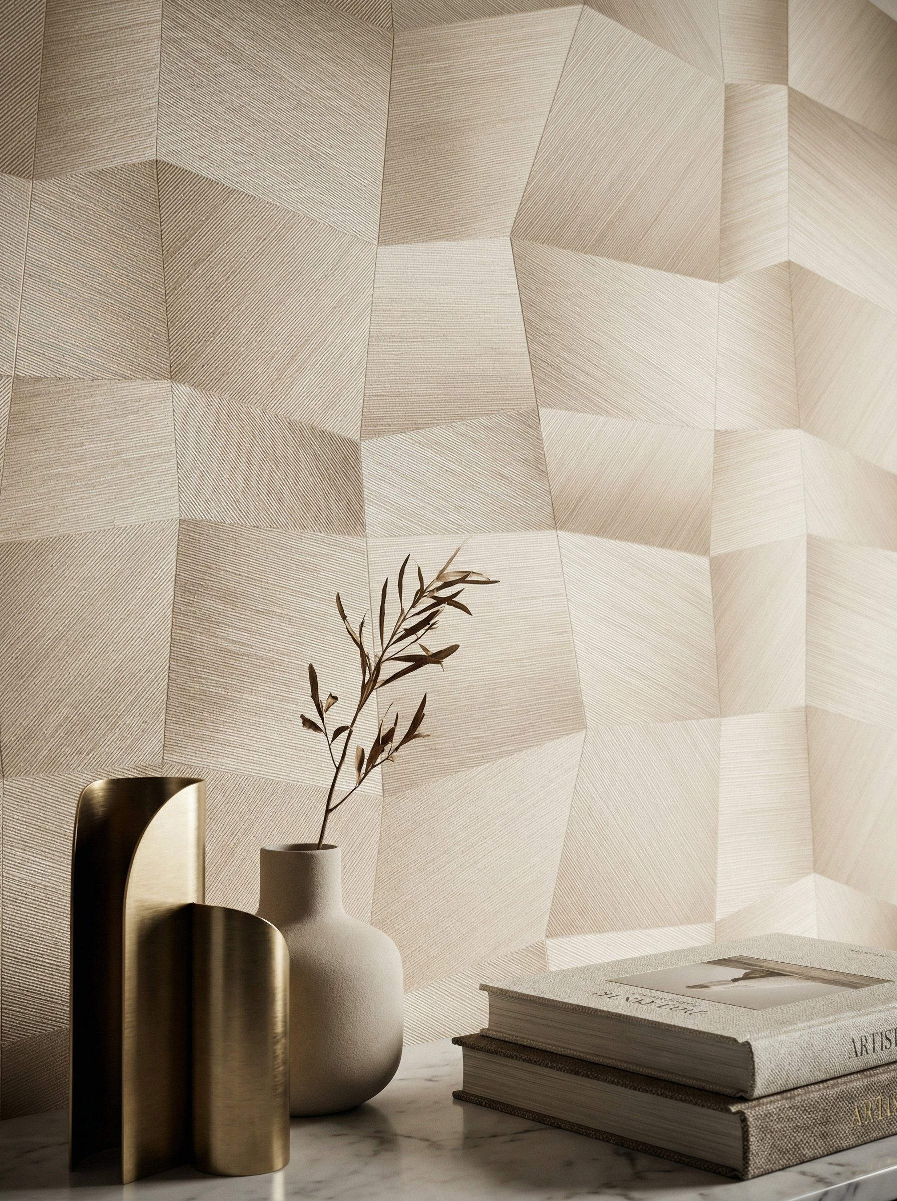 Newroom Vliestapete Melmova Beige Tapete Vliestapete Blumen, Floral, Blumenranke, strukturiert, Mustertapete