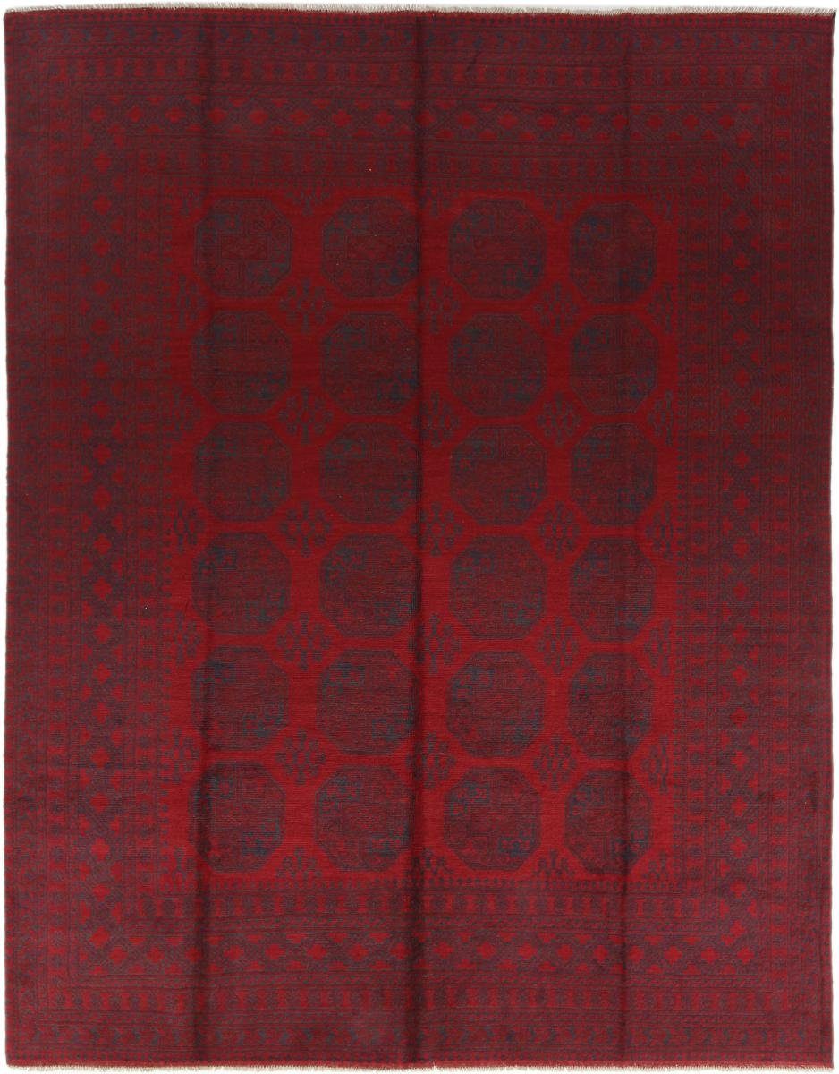 Orientteppich Afghan Akhche 299x380 Handgeknüpfter Orientteppich, Nain Trading, rechteckig, Höhe: 6 mm