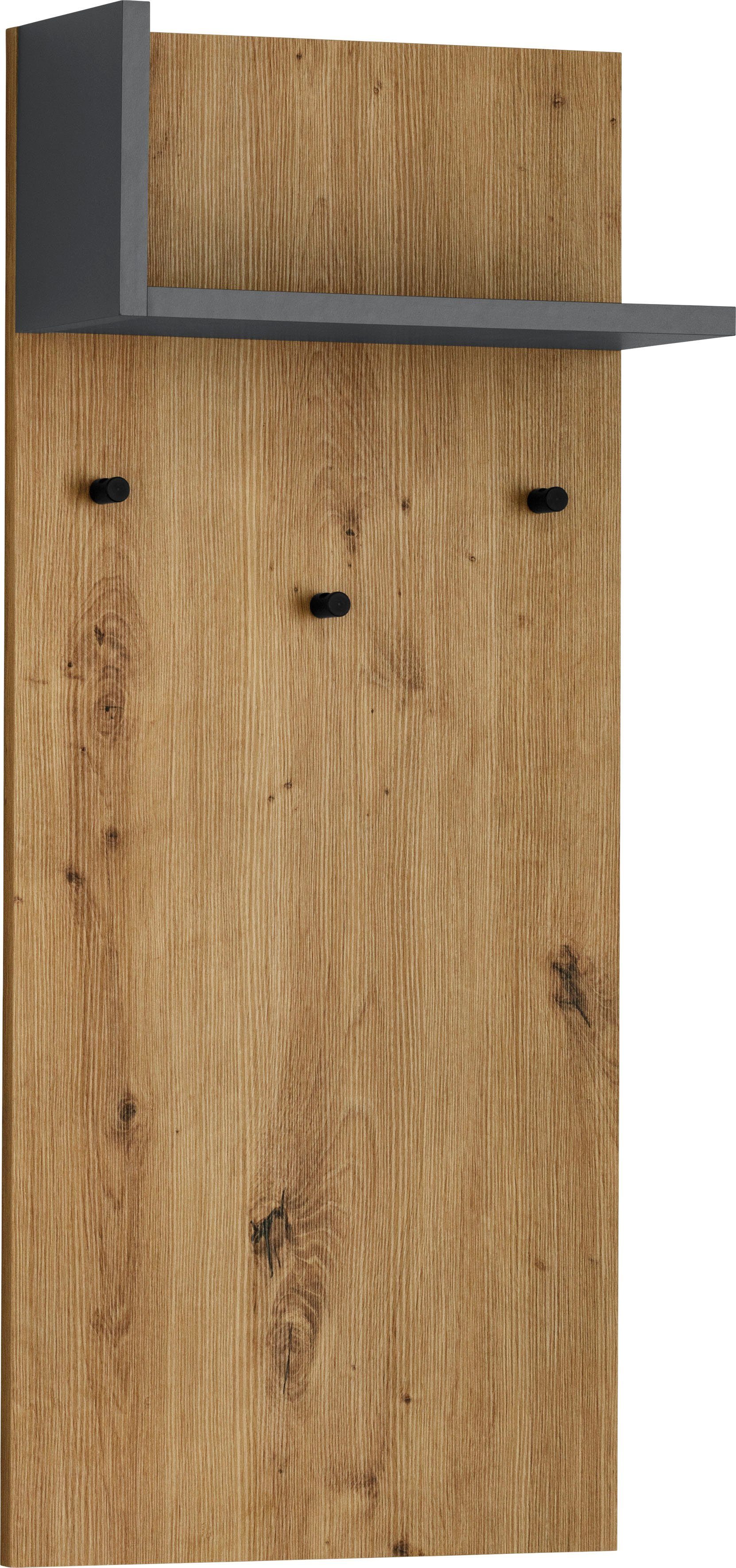 OTTO home Garderobenpaneel Kosmo, Mit Hutablage, Breite 35 cm