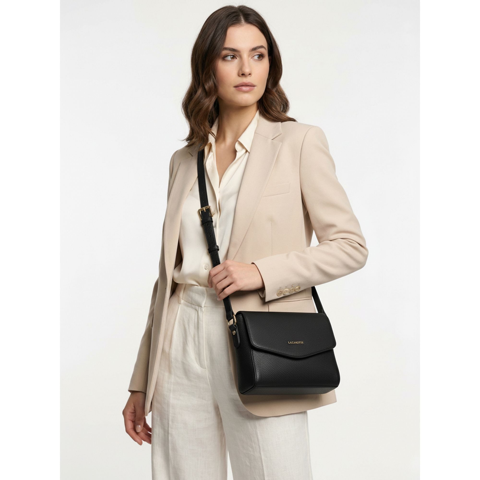 Lazarotti Umhängetasche Bologna Leather, Leder