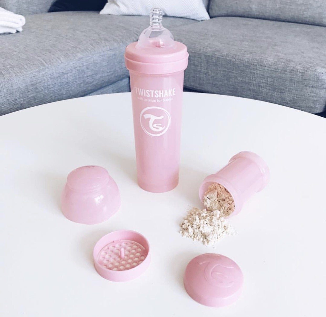 Twistshake Babyflasche Twistshake Anti-Kolik Babyflasche mit großem Trinksauger ab 4 Monaten