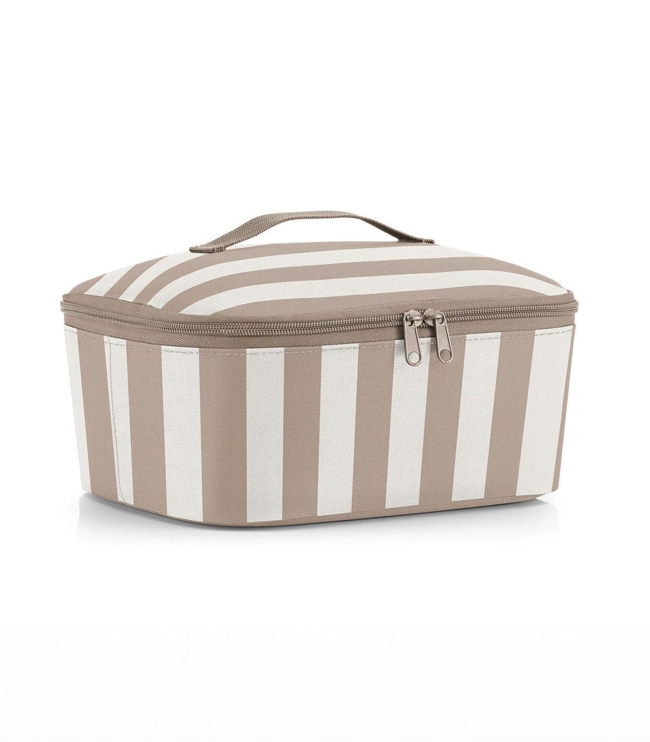 REISENTHEL® Kühlbox COOLERBAG M POCKET, Braun, Weiß, Polyester, 4 l, Wasserabweisend, B 28 x H 12 x T 22,5 cm