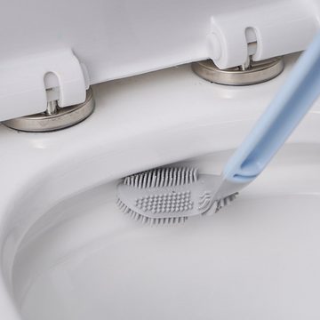 Atäsi WC-Reinigungsbürste Golf Toilettenbürste,biegbare Silikon, WC-Bürsten für Badezimmer