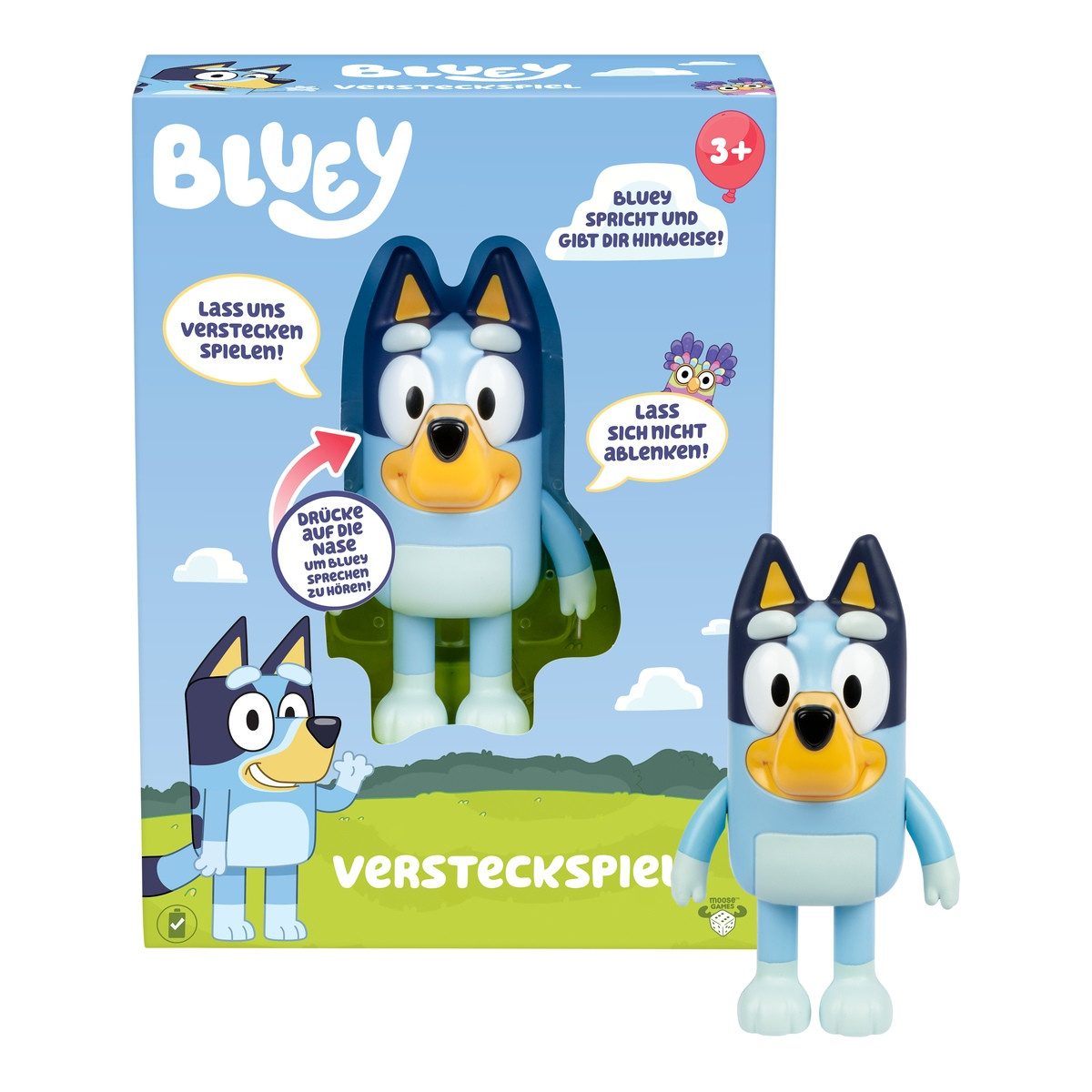 Moose Toys Spielfigur Bluey Hide & Seek Game/ Versteckspiel