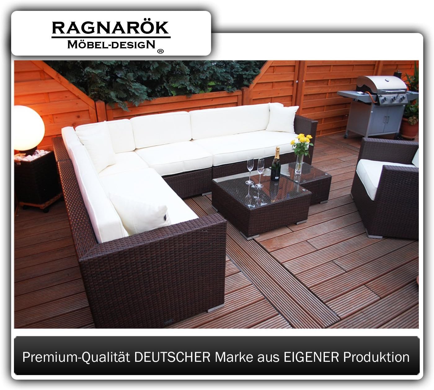 Ragnarök Möbel-Design Gartenlounge-Set gartenlounge set