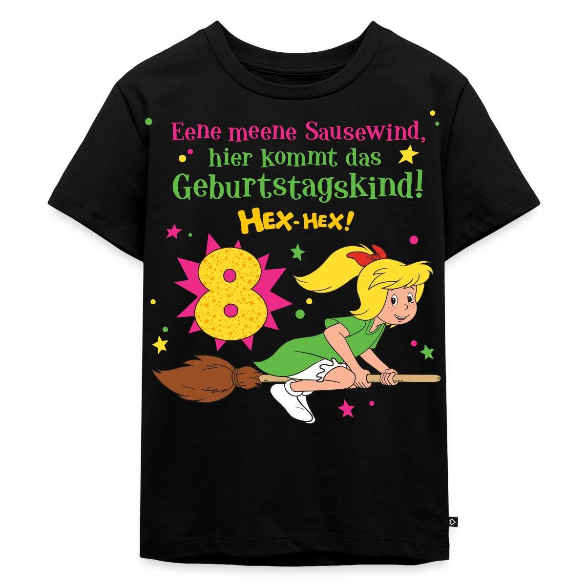Spreadshirt T-Shirt Bibi Blocksberg Geburtstagsdesign 8 Jahre Kinder Premium T-Shirt (1-tlg)