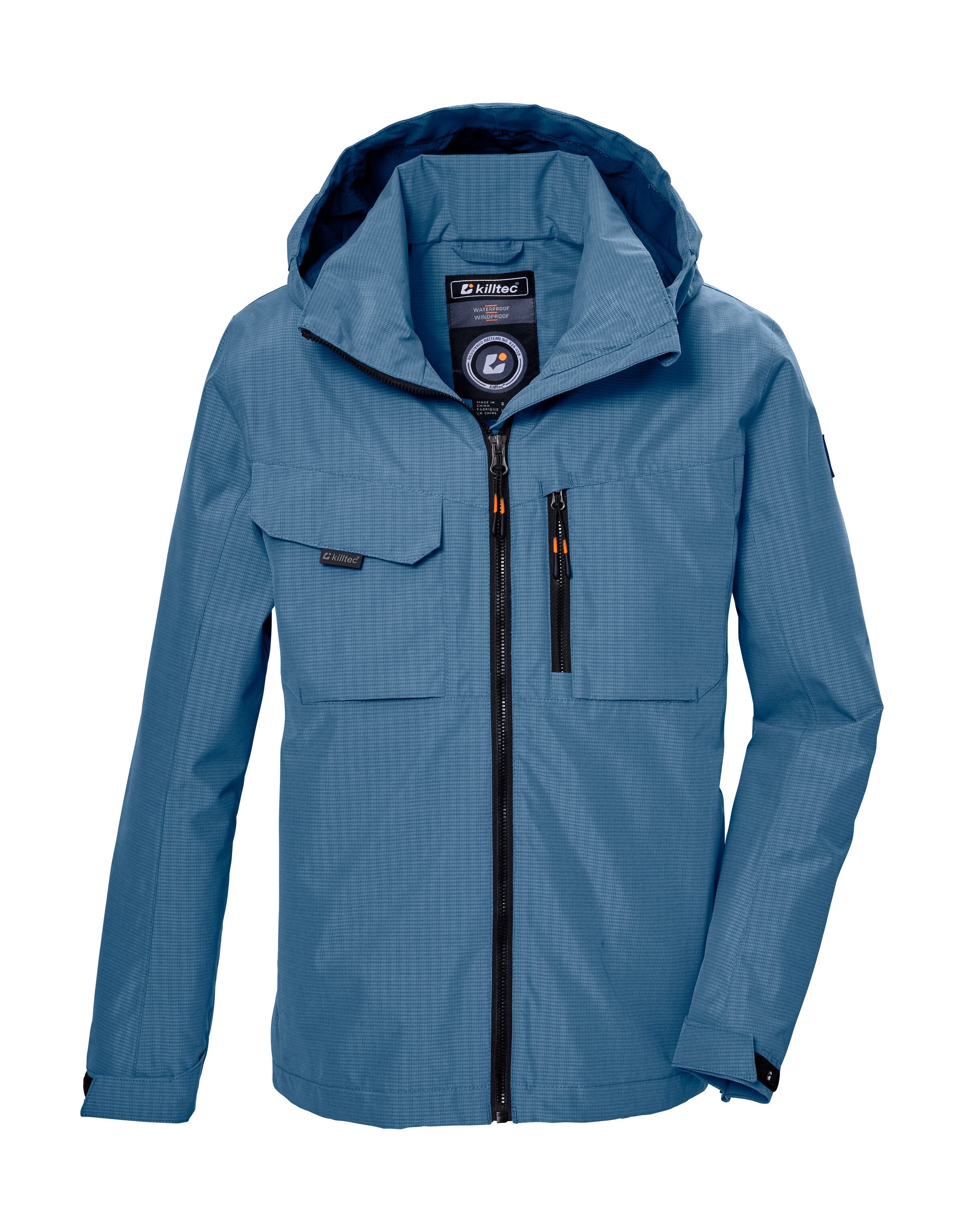 Killtec Funktionsjacke KOS 140 BYS JCKT Wasserdichte Kids-Jacke mit verstellbarer Kapuze und Saum