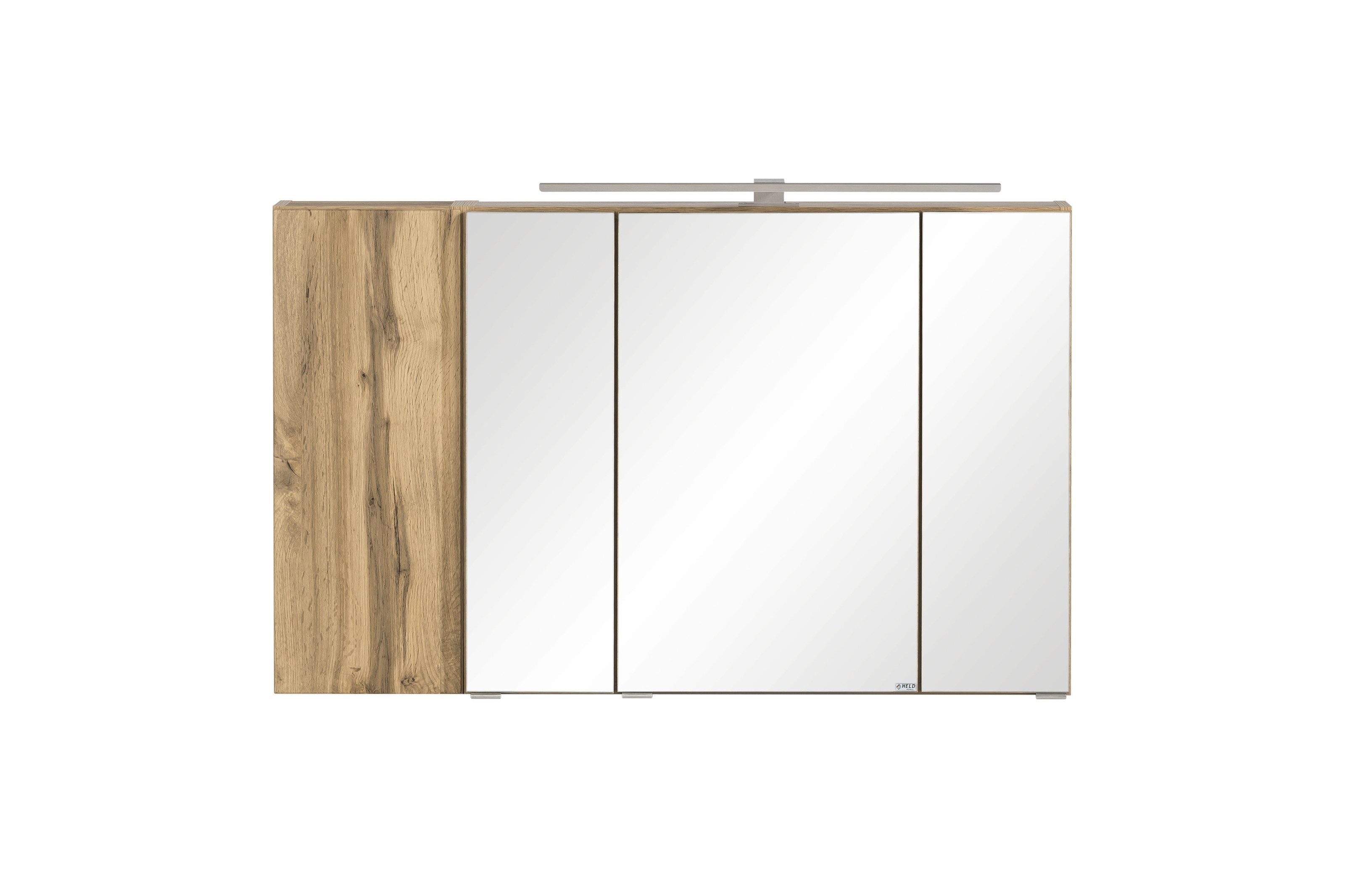 HELD MÖBEL Spiegelschrank in Wotaneiche - 105x64x20cm (BxHxT)