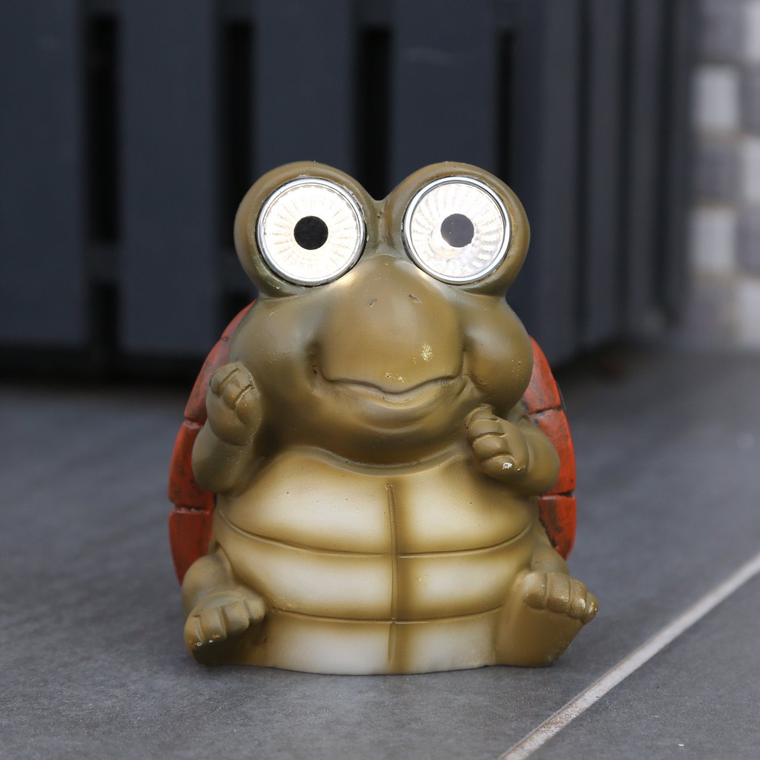 MARELIDA LED Dekofigur »LED Solar Schildkröte MORLA Gartenfigur