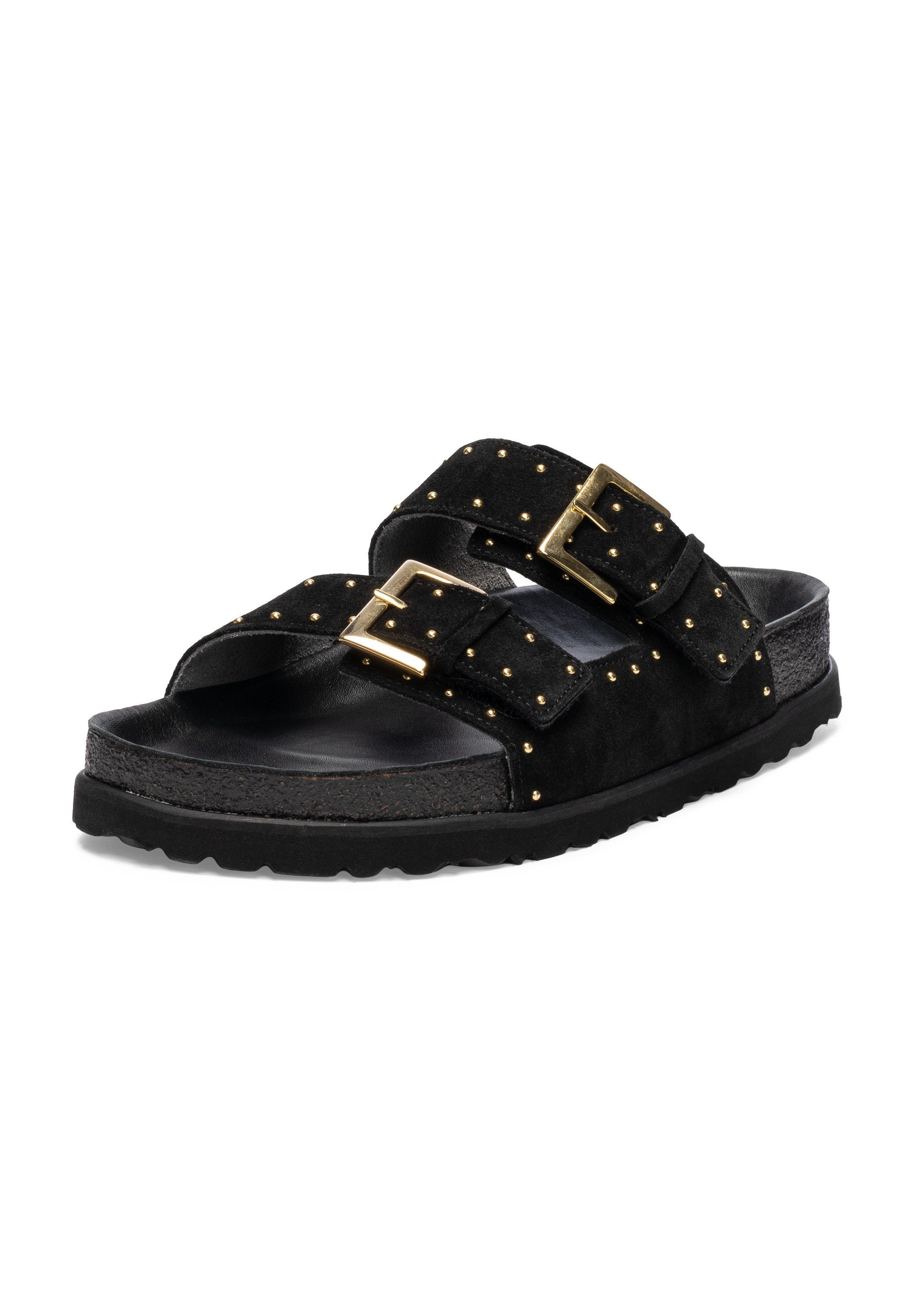 vitaform Damen Pantoletten Veloursleder Pantolette