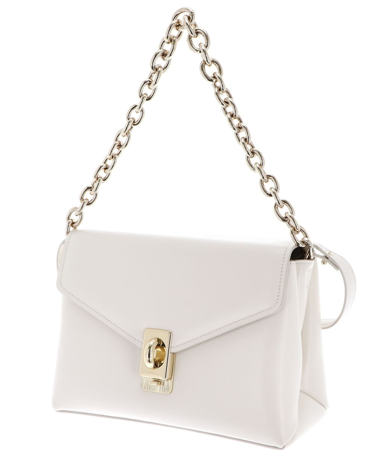 Furla Schultertasche Crossbody Bag With Double Strap, aus echtem Leder