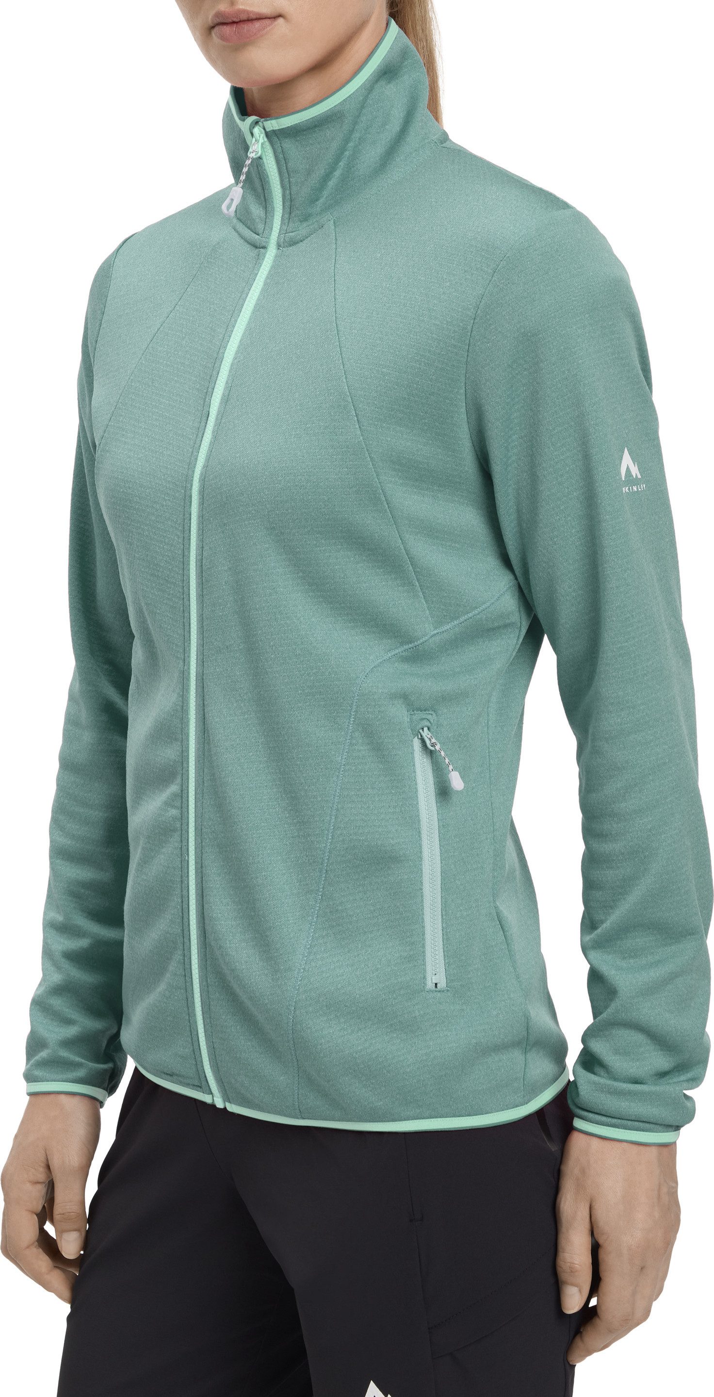 McKINLEY Fleecejacke DA.-UNTERJACKE ROTO III W mit kontrastfarbigen Details