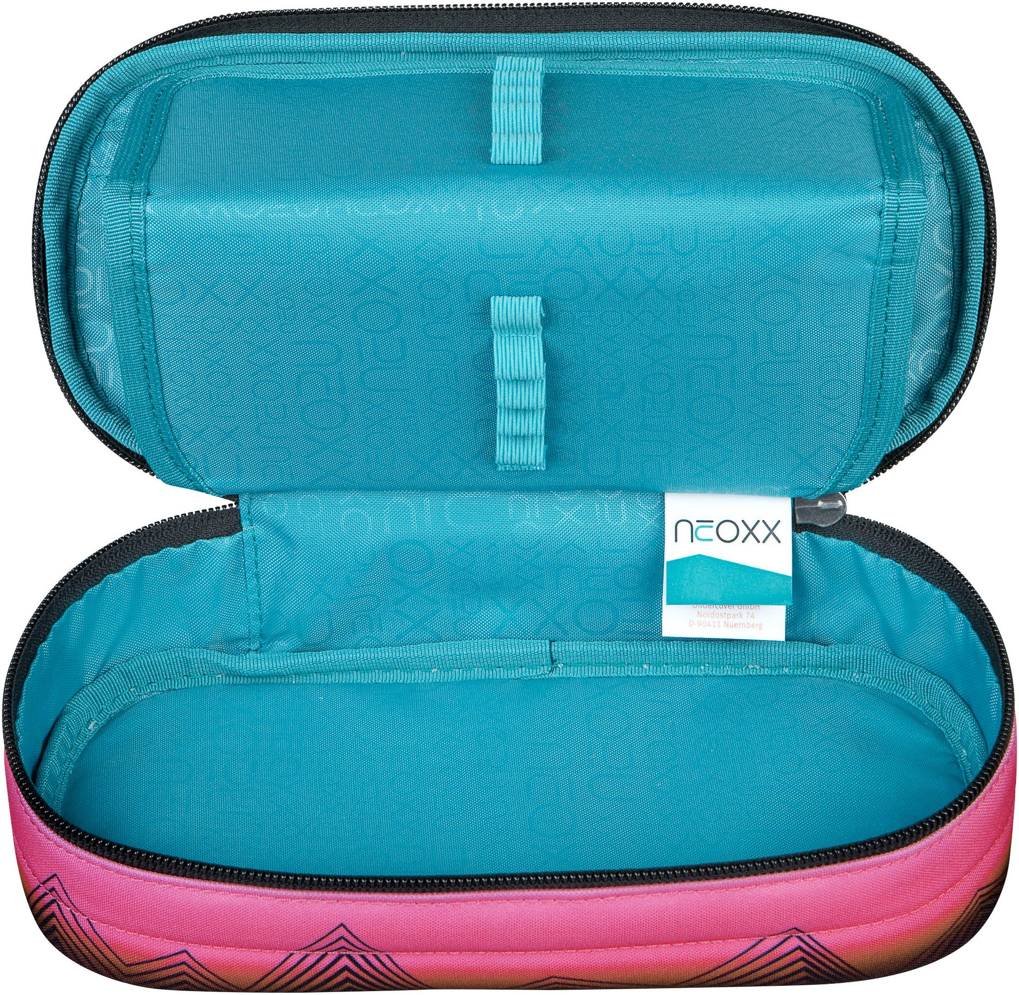 neoxx Schreibgeräteetui Schlamperbox, Jump, teilweise aus recyceltem Material