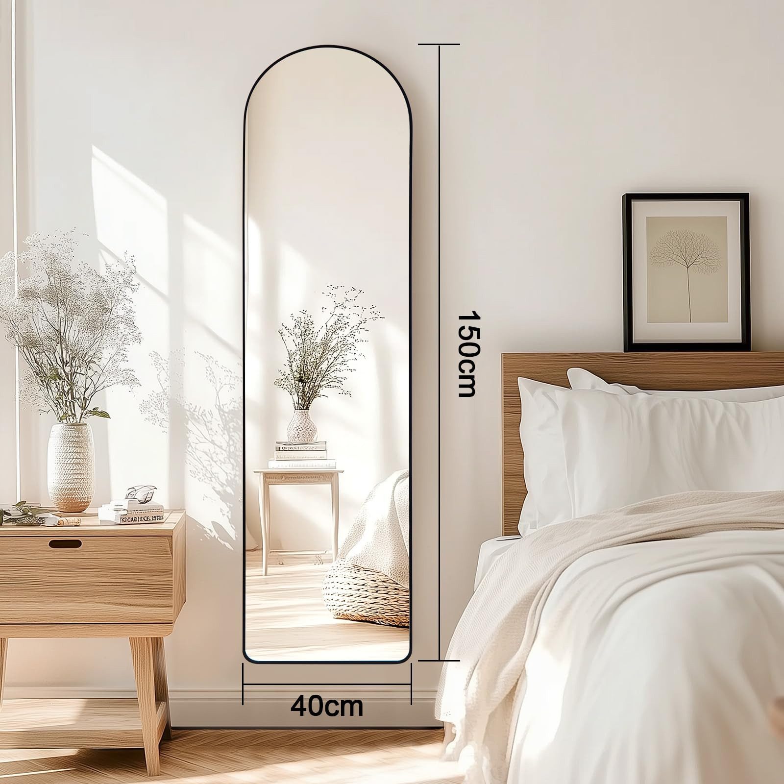 Youyijia Ganzkörperspiegel Standspiegel Wandspiegel, Ganzkörperspiegel, ste günstig online kaufen