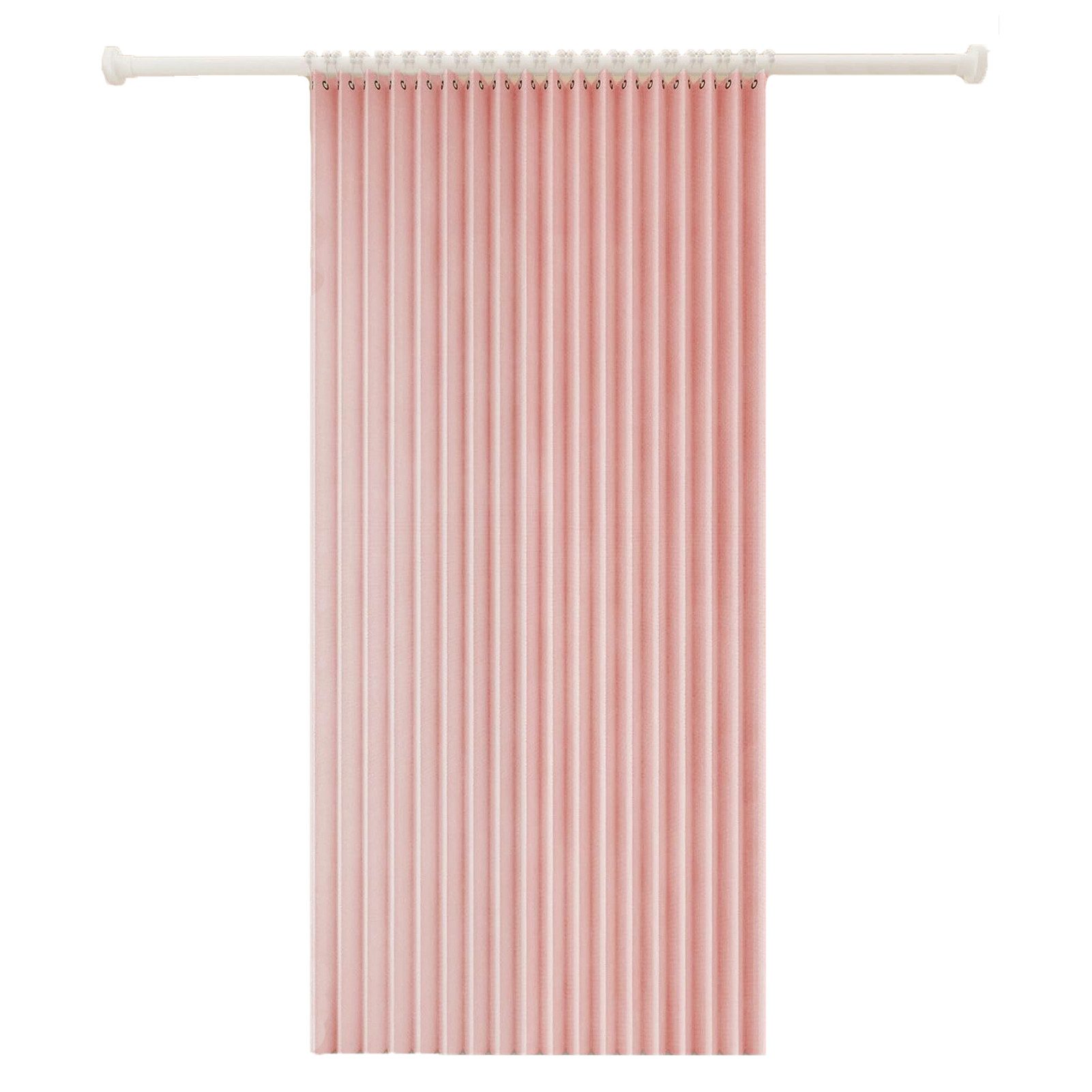 Coonoor Duschvorhang Wasserdichter Magnet-Falt-Duschvorhang, Verdickter Leinenoptik-Vorhang Breite 100 cm (1-tlg), Ideal für Badezimmer, Türrahmen, Schlafzimmer und als Raumteiler
