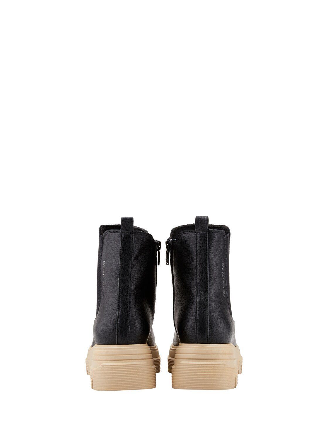 TOM TAILOR Shoes Licence Ankleboots Stiefeletten mit Block-Absatz