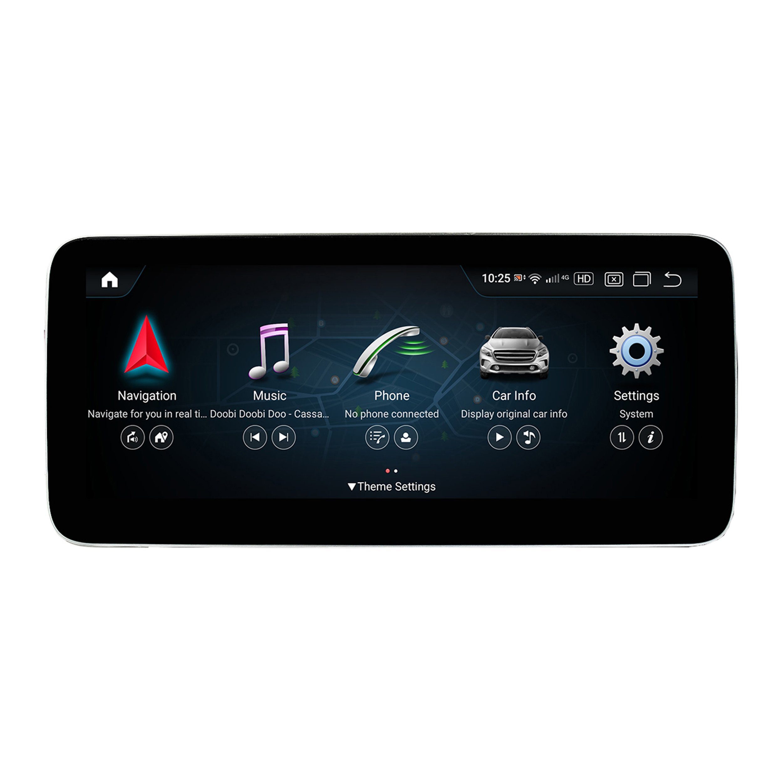 W218 Android Touch 12" Mercedes CLS Für Einbau-Navigationsgerät Navigation TAFFIO Carplay NTG4x GPS