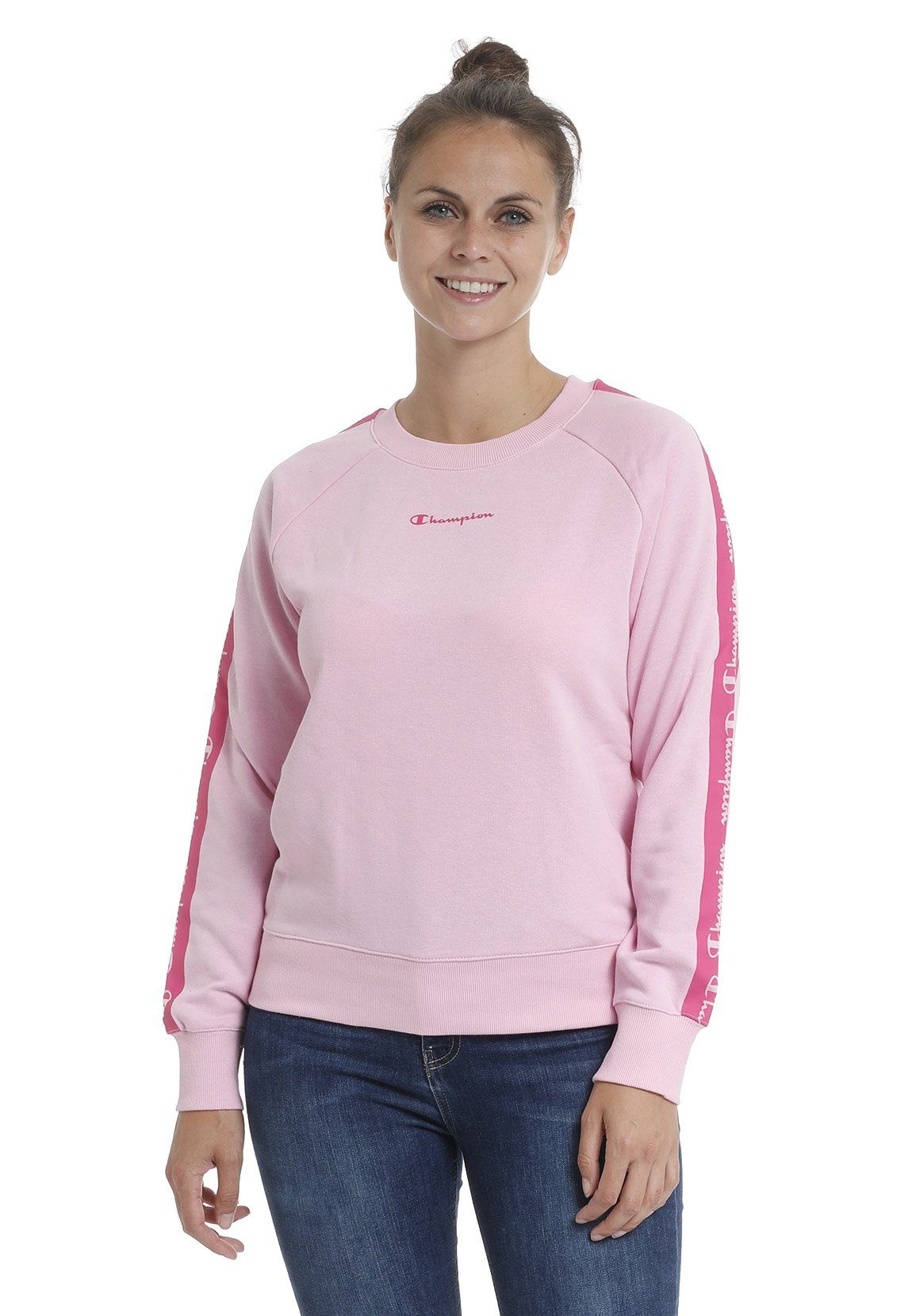 Champion Sweater Champion Damen Crew-Neck 115049 PS032 BGP Rosa | Sweatshirts