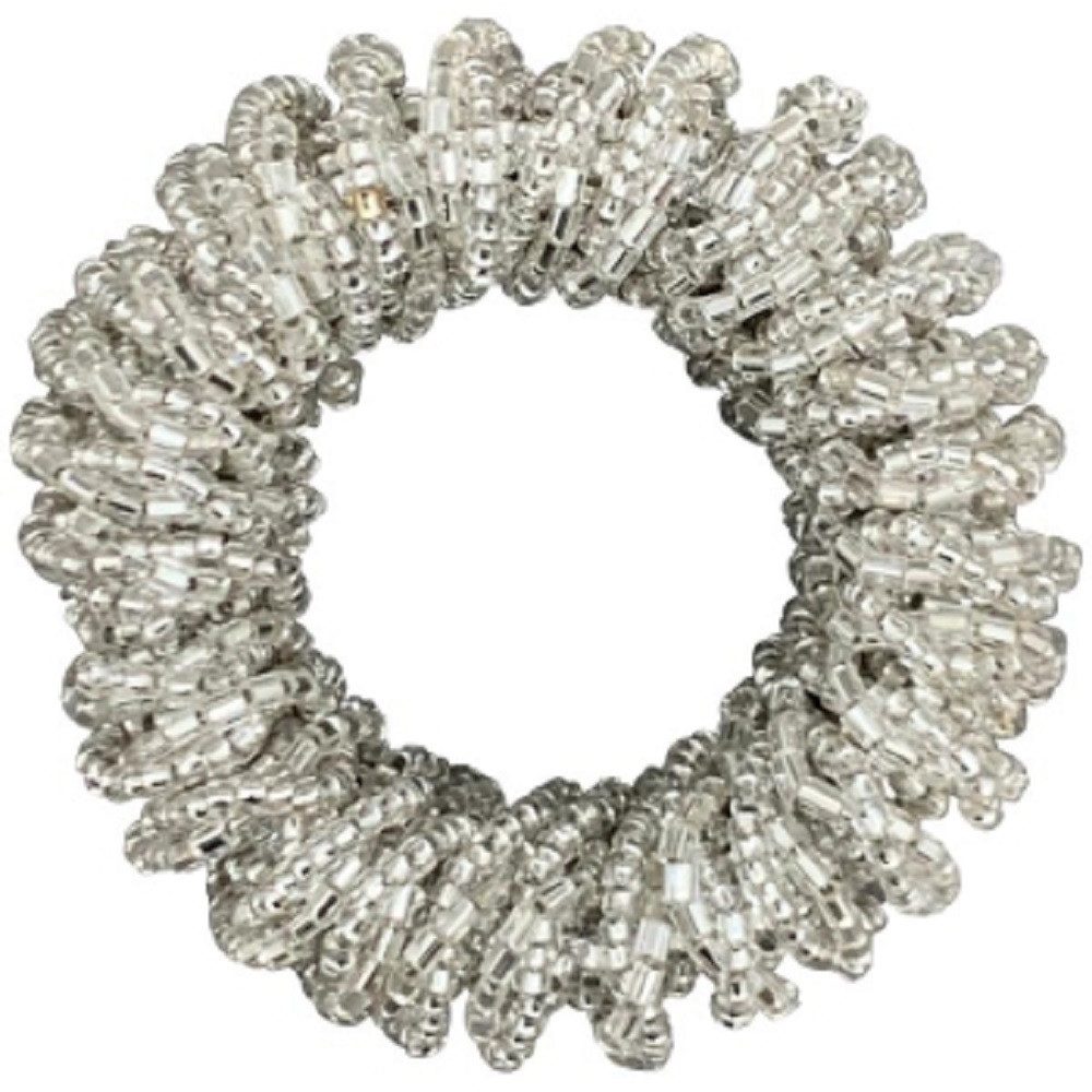 Exner GmbH Garten- & Wohnaccessoires Serviettenring Exner ServiettenRing GlinT, silber, 6x6x1,5 cm, 259129, (1-tlg)