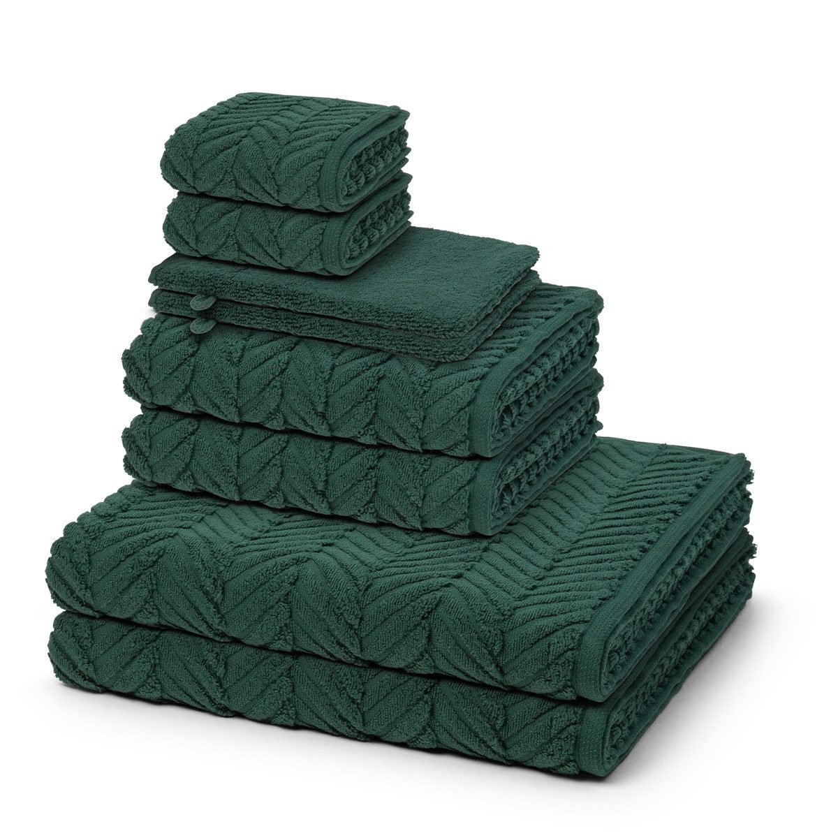 ROSS Handtuch Set Sensual Skin, Walkfrottee (Spar-Set, 8-St), 2 X Wasch- 2 X Gäste- 2 X Dusch- 2 X Handtuch im Set - Baumwolle