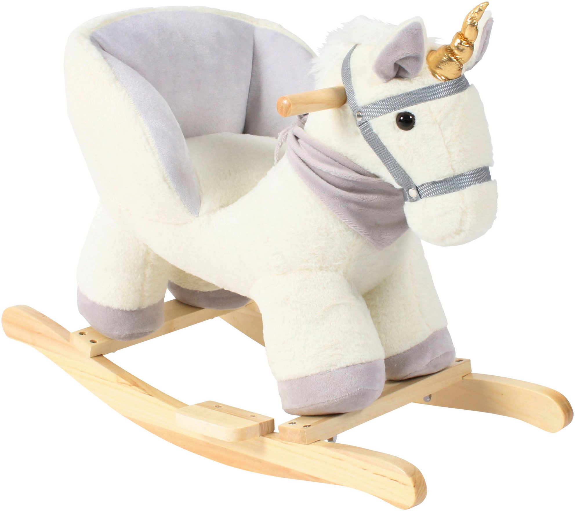 CHIC2000 Schaukeltier Schaukel-Einhorn, beige günstig online kaufen