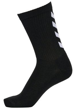 hummel Socken 6-er Pack Sport Socken Lange Basic Socken FUNDAMENTAL (6-Paar, sportlich) 5789 in Weiß-Schwarz
