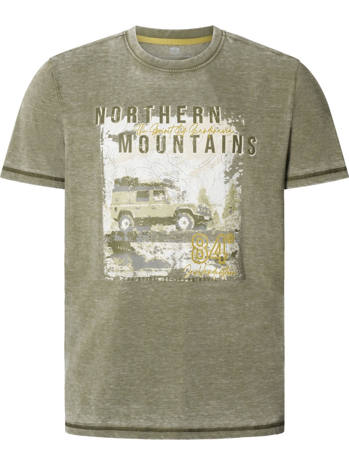 Jan Vanderstorm T-Shirt RASIK mit +Fit Komfortschnitt