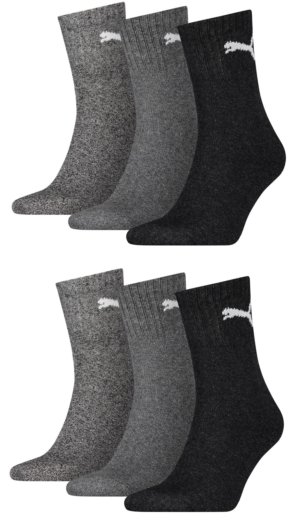Sportsocken Puma Kurzsocken Unisex Sportsocken, 6er Pack - Short Crew Socks