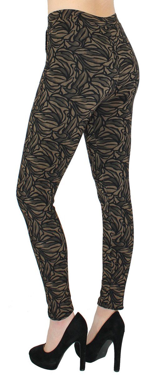 dy_mode Thermohose Gefütterte Thermo Hose Damen Thermo Leggings mit Innen-F günstig online kaufen