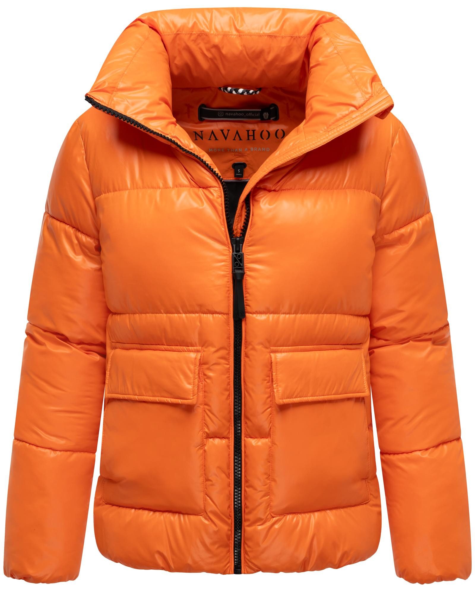 Navahoo Kurzjacke Eispracht 14 Kurze gesteppte Damen Winterjacke