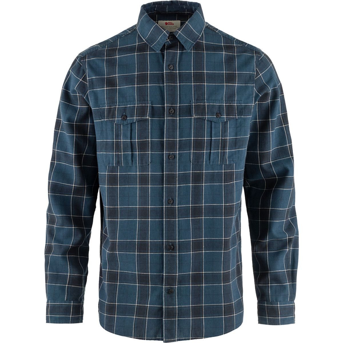 Fjällräven Funktionsshirt övik Travel Shirt LS M Kühles Langarmhemd aus Hanf und Polyester mit optimaler Belüftung und